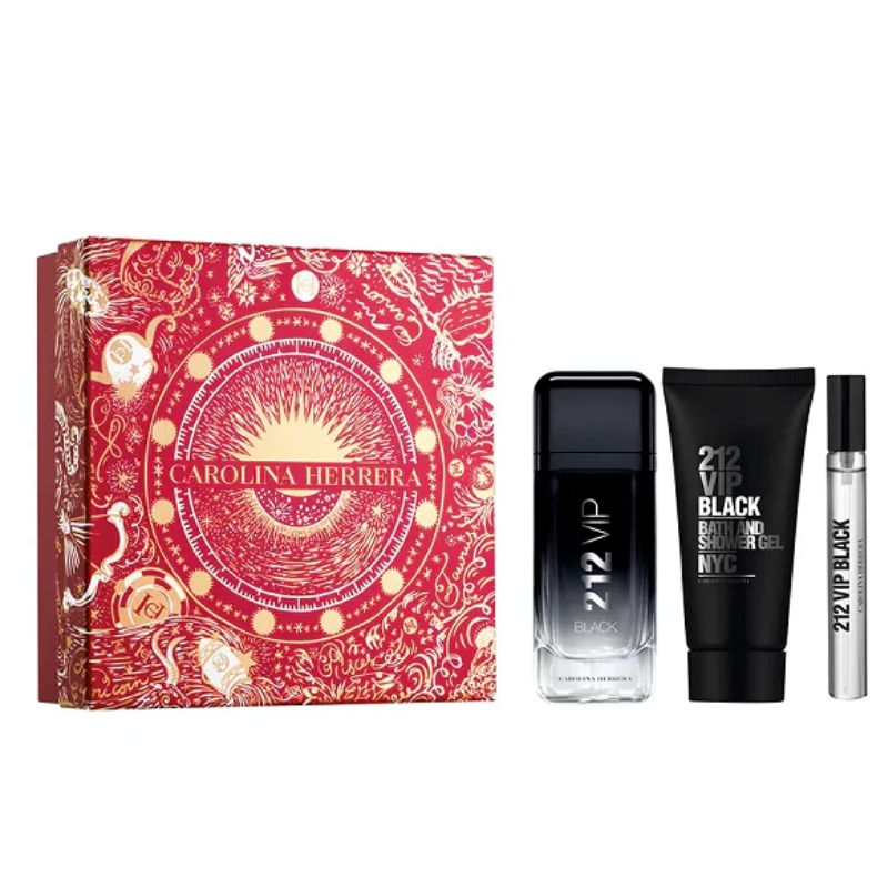Carolina herrera 212 vip black set de regalo