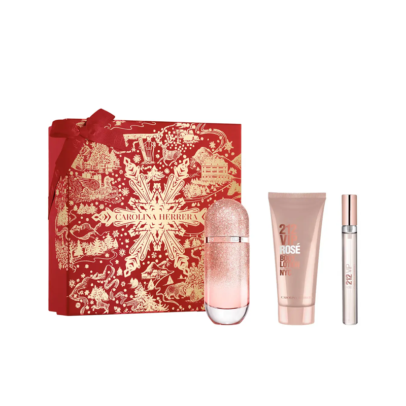 Carolina Herrera 212 VIP rose elixir set de regalo